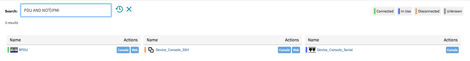 Search NOT